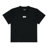 T-shirt girocollo con logo in nero Mm6 maison margiela - uomo 