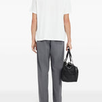 T-shirt con stampa in bainco Mm6 maison margiela - uomo 