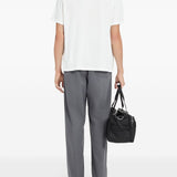 T-shirt con stampa in bainco Mm6 maison margiela - uomo 