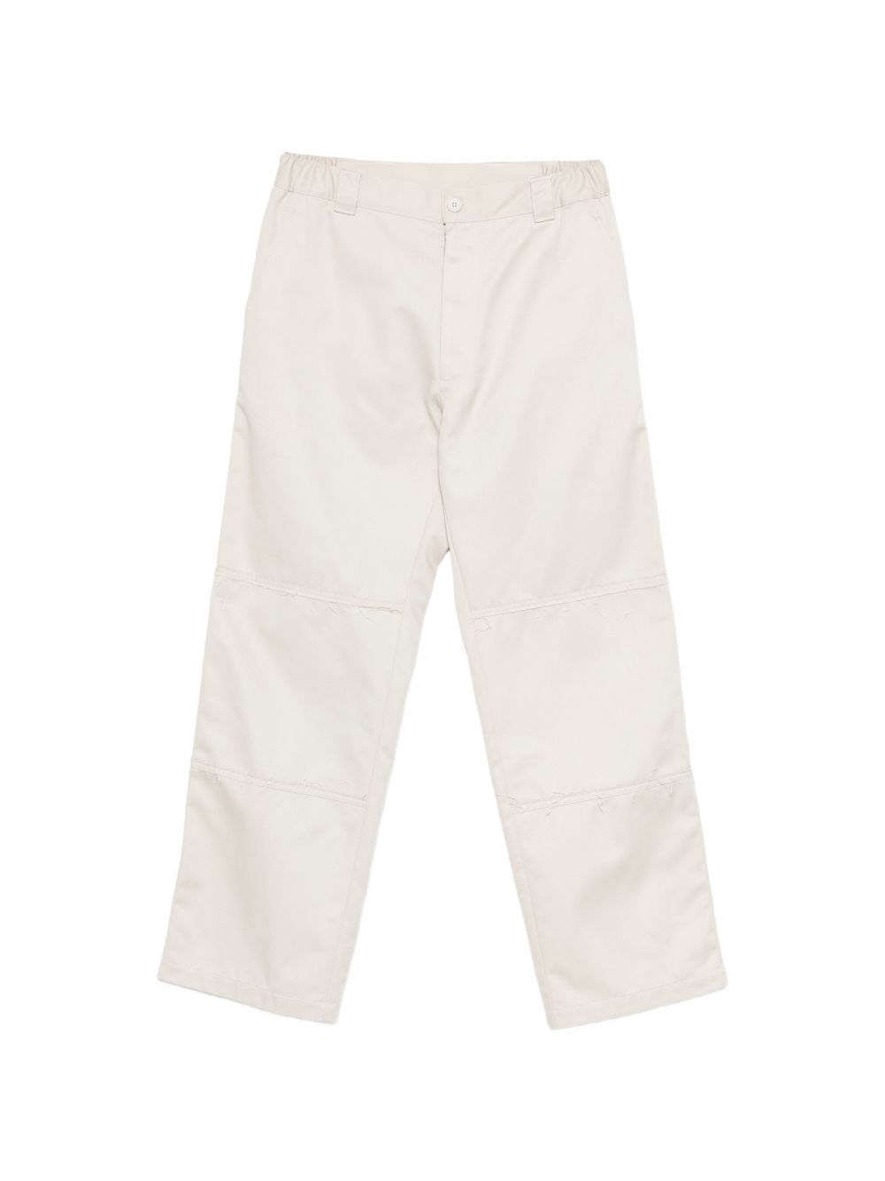 Pantaloni con cuciture a contrasto in avorio MM6 Maison Margiela - uomo 
