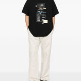 Pantaloni con cuciture a contrasto in avorio MM6 Maison Margiela - uomo 