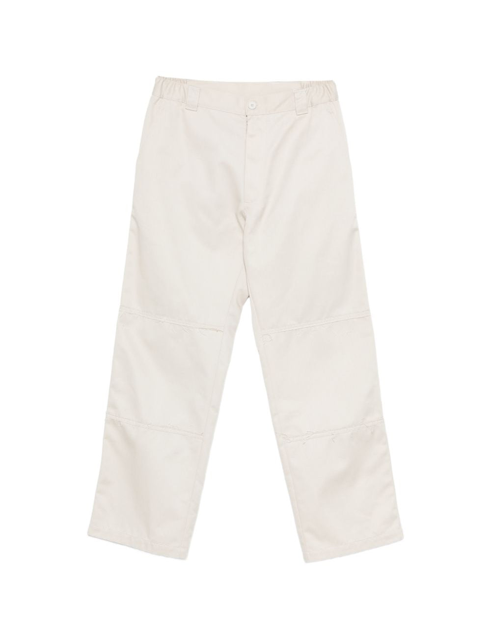 Pantaloni con cuciture a contrasto in avorio MM6 Maison Margiela - uomo 