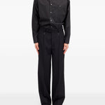 Pantaloni sartoriali in nero MM6 Maison Margiela - uomo 
