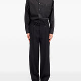 Pantaloni sartoriali in nero MM6 Maison Margiela - uomo 