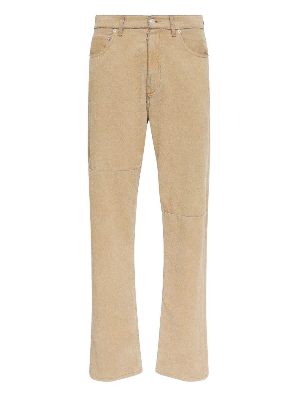 Jeans a cinque tasche in marrone Mm6 maison margiela - uomo 