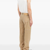 Jeans a cinque tasche in marrone Mm6 maison margiela - uomo 