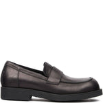 Mocassini con logo in nero Mm6 maison margiela - uomo 