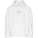 Felpa con cappuccio in bianco Mm6 maison margiela - uomo 