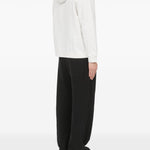 Felpa con cappuccio in bianco Mm6 maison margiela - uomo 