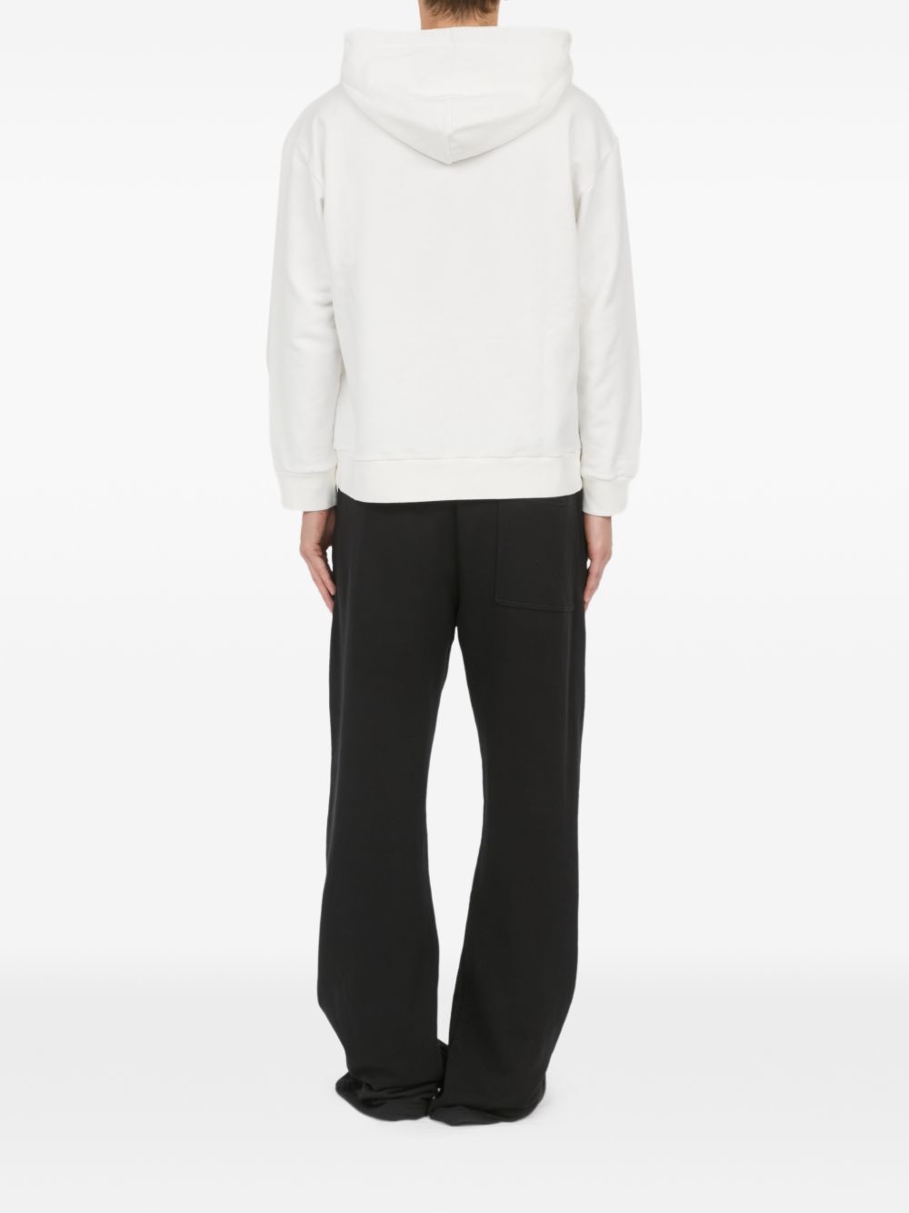 Felpa con cappuccio in bianco Mm6 maison margiela - uomo 
