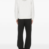 Felpa con cappuccio in bianco Mm6 maison margiela - uomo 