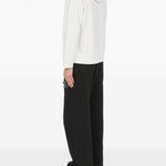 Felpa con cappuccio in bianco Mm6 maison margiela - uomo 