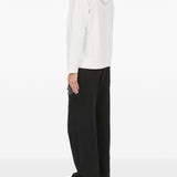 Felpa con cappuccio in bianco Mm6 maison margiela - uomo 