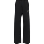 Pantaloni con applicazione in nero Mm6 maison margiela - uomo 