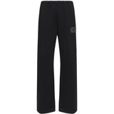 Pantaloni con applicazione in nero Mm6 maison margiela - uomo 