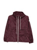 Moncler Coquelicot Hooded Zip Jacket in burgundy - women