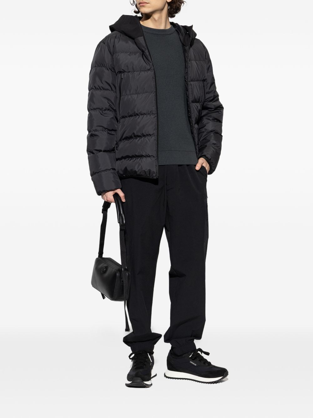 Piumino vega in nero Moncler - uomo 