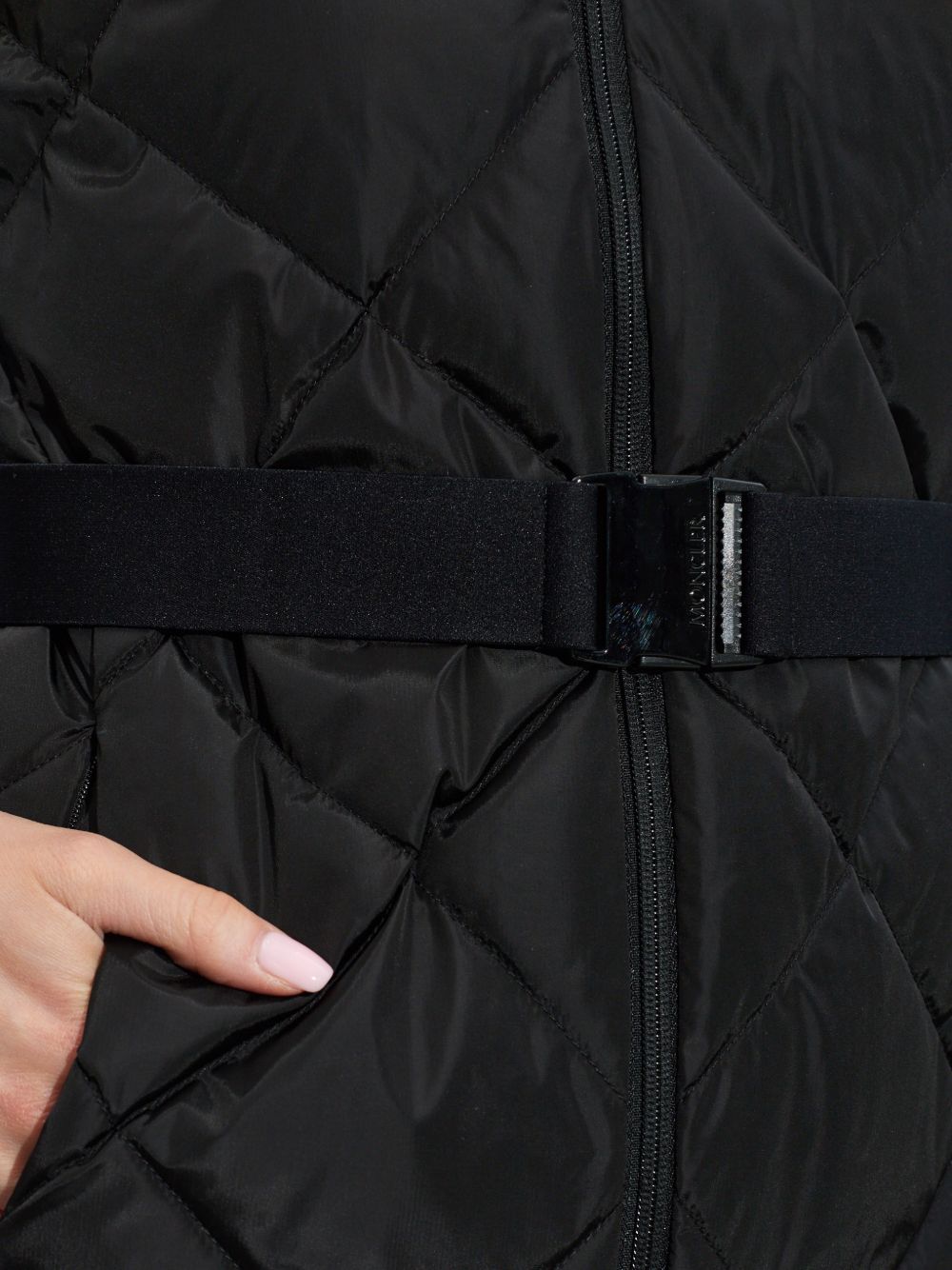 Giacca trapuntata in nero Moncler - donna 