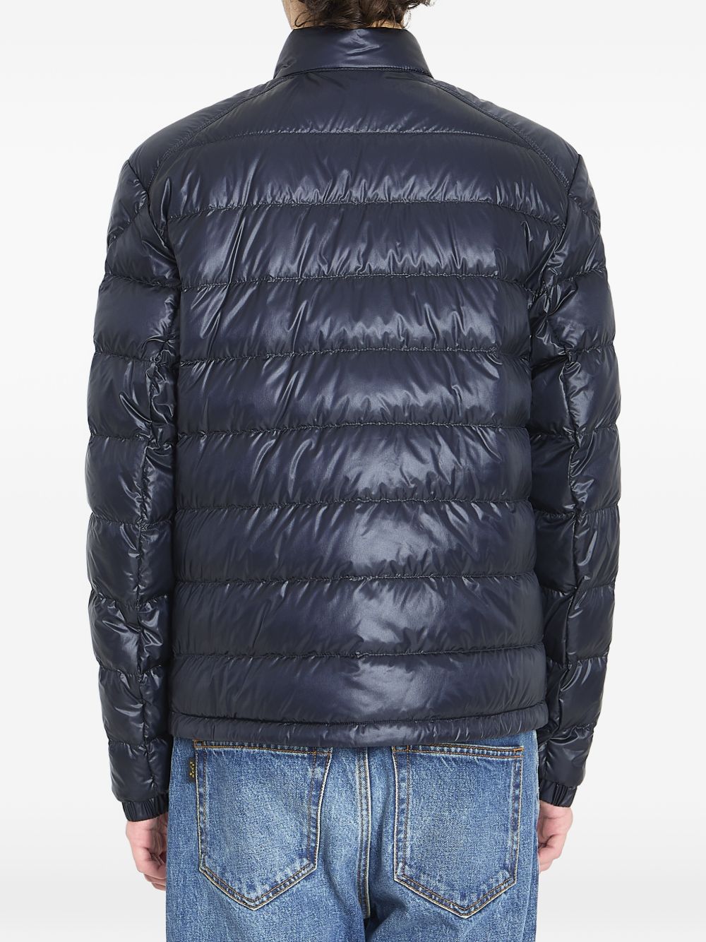 Piumino trapuntato in blu Moncler - uomo 