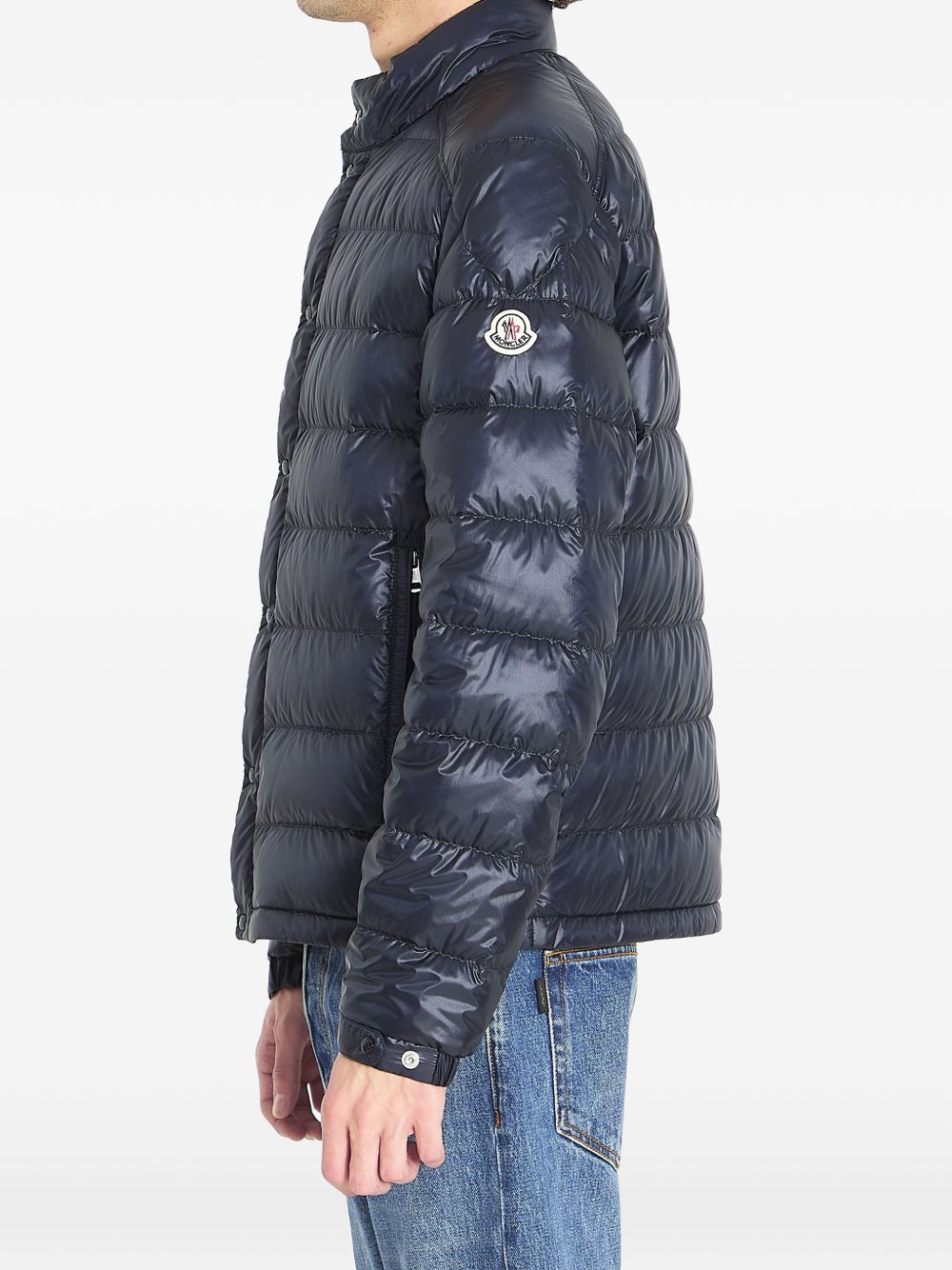 Piumino trapuntato in blu Moncler - uomo 