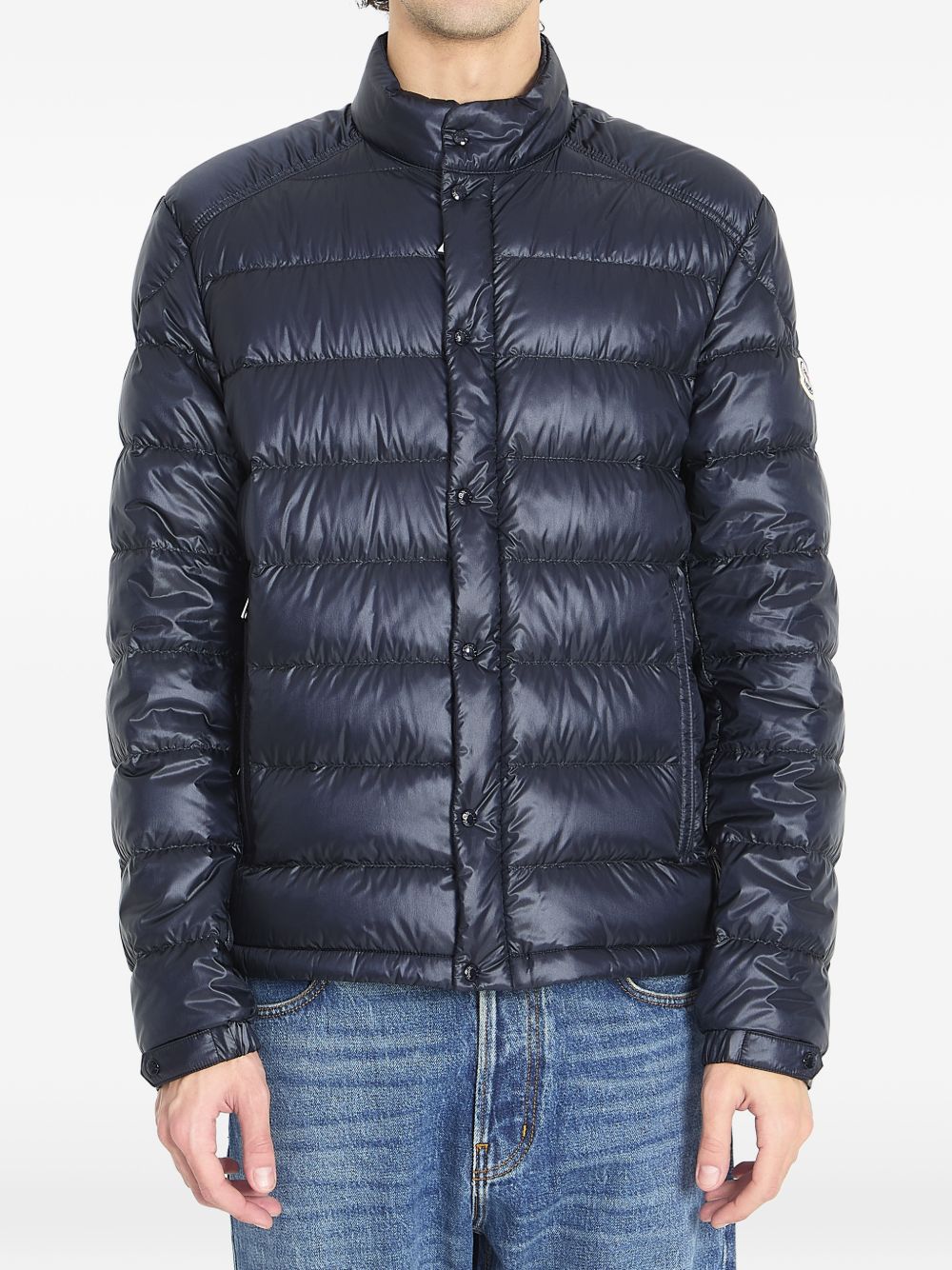 Piumino trapuntato in blu Moncler - uomo 