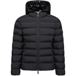 Piumino con cappuccio alete in nero Moncler - donna 