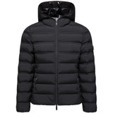 Piumino con cappuccio alete in nero Moncler - donna 