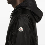 Giacca a vento Nidge con cappuccio in nero Moncler - uomo 