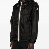 Giacca a vento Nidge con cappuccio in nero Moncler - uomo 