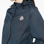Giacca a vento Edasic con cappuccio in blu Moncler - donna 
