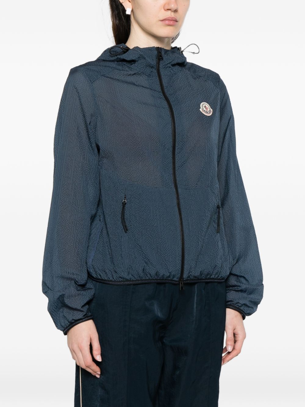 Giacca a vento Edasic con cappuccio in blu Moncler - donna 