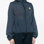Giacca a vento Edasic con cappuccio in blu Moncler - donna 