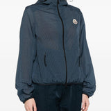 Giacca a vento Edasic con cappuccio in blu Moncler - donna 