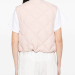 Gialet trapuntato bios in rosa Moncler - donna 