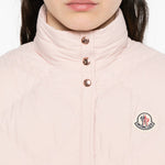 Gialet trapuntato bios in rosa Moncler - donna 