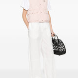 Gialet trapuntato bios in rosa Moncler - donna 