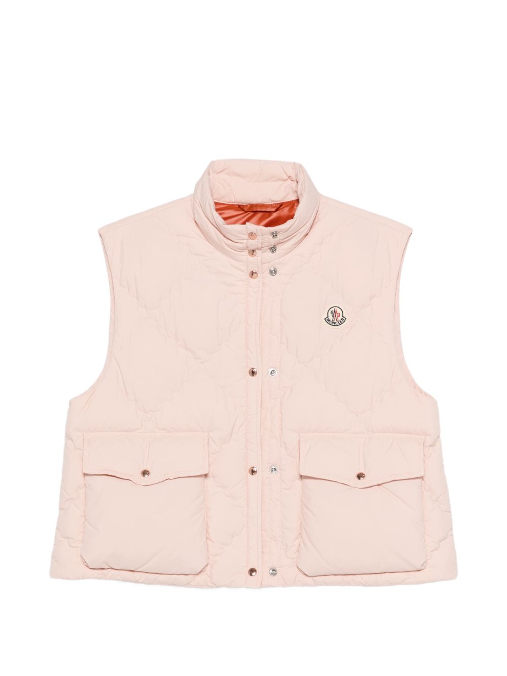 Gialet trapuntato bios in rosa Moncler - donna 