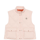 Gialet trapuntato bios in rosa Moncler - donna 
