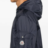 Giacca Etiache con cappuccio in blu Moncler - uomo 