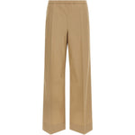Pantaloni in popeline in beige Moncler - donna 