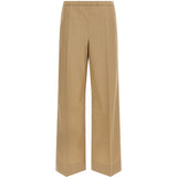 Pantaloni in popeline in beige Moncler - donna 