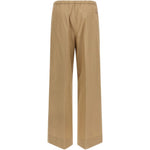 Pantaloni in popeline in beige Moncler - donna 