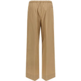 Pantaloni in popeline in beige Moncler - donna 