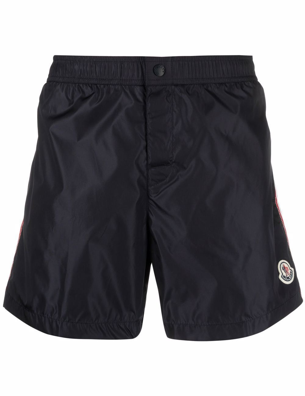 Costume da bagno con applicazione in blu Moncler - uomo 