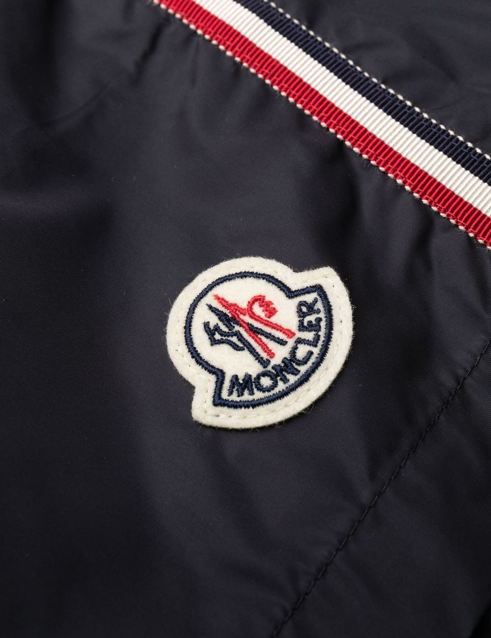 Costume da bagno con applicazione in blu Moncler - uomo 