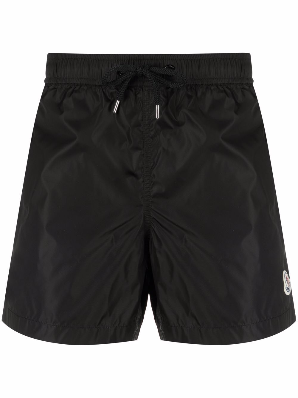 Costume da bagno con applicazione in nero Moncler - uomo 