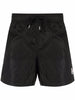 Costume da bagno con applicazione in nero Moncler - uomo