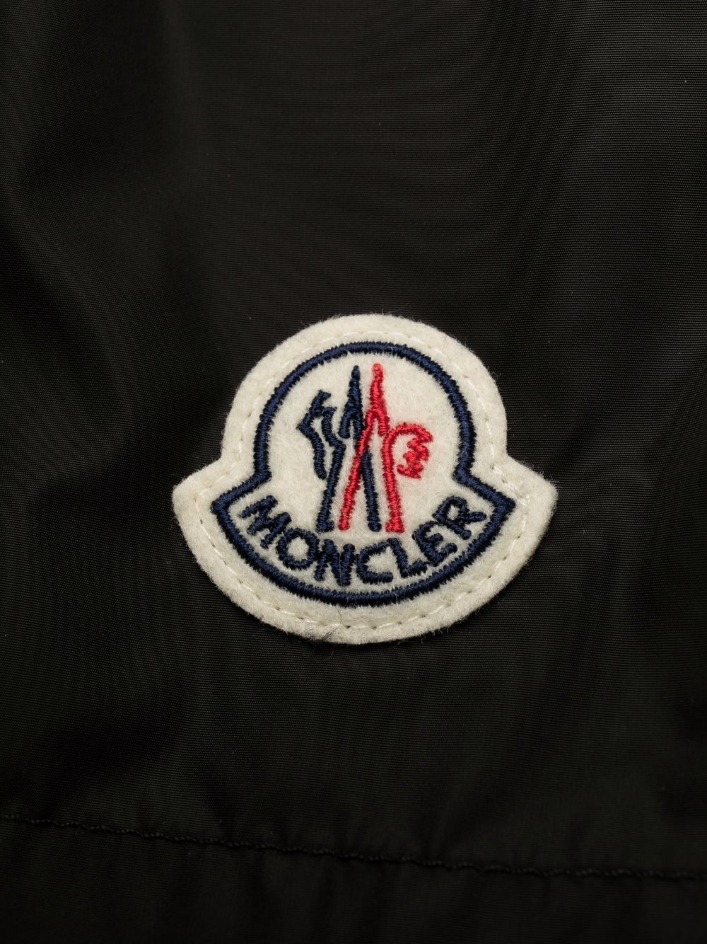 Costume da bagno con applicazione in nero Moncler - uomo 