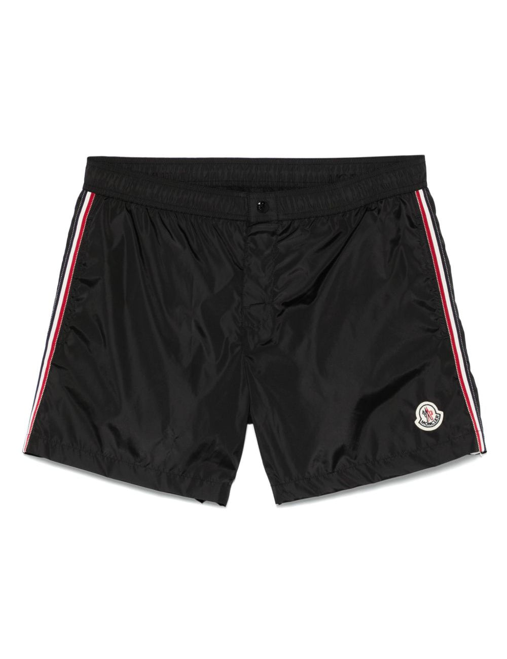 Costume da bagno a righe in nero Moncler - uomo 