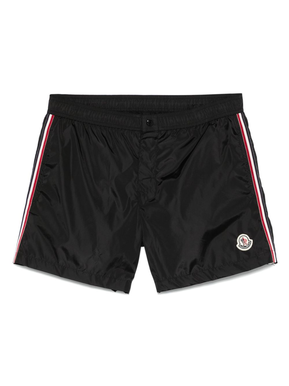 Costume da bagno a righe in nero Moncler - uomo 